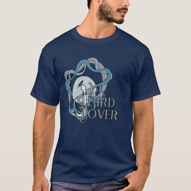 Camiseta Bird lover with Indian paradise flycatcher (Frente)