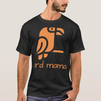 Camiseta Bird Mama Orange