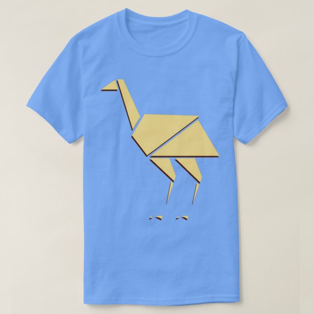 Camiseta Bird Origami 6 (Frente do Design)