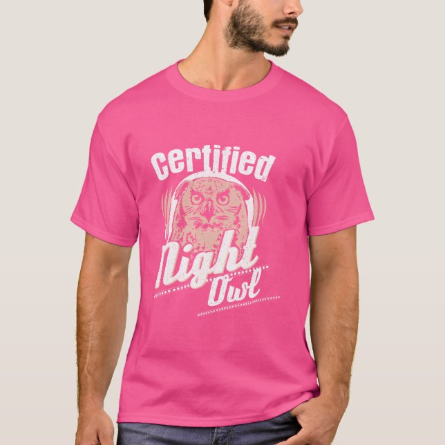 Camiseta Bird Owl engraçado (Frente)