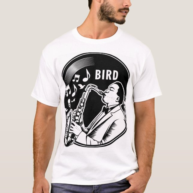 Camiseta Bird sax (Frente)