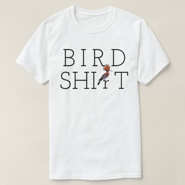 Camiseta Bird SHIrT Hoopoe (Frente do Design)