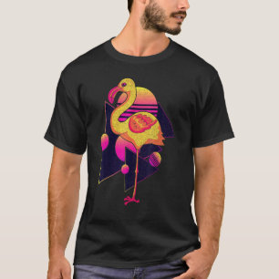 Camiseta Bird Tropical Zoo Animal 90s Vaporwave Flam