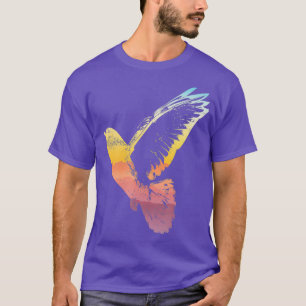 Camiseta Bird vector silhouette Cool Pigeon