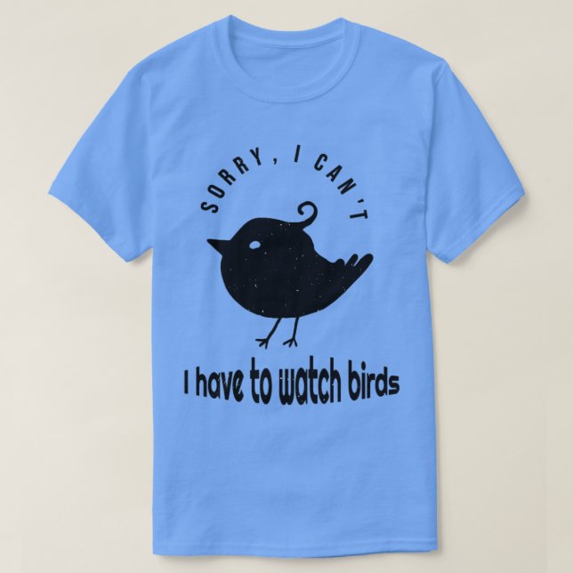 Camiseta Bird Watcher Brincando Dizendo Engraçado (Frente do Design)