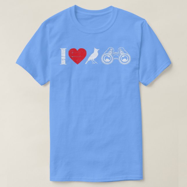 Camiseta Bird Watcher I Love Bird Watting (Frente do Design)
