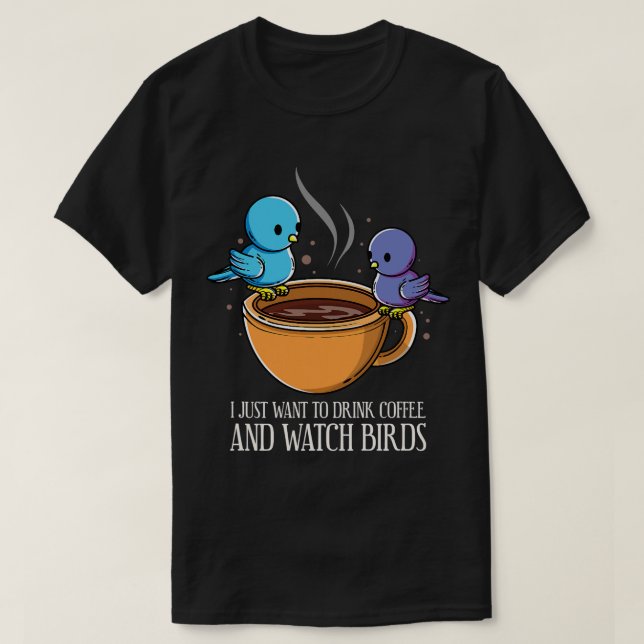 Camiseta Bird Watcher Ornithologista Birdwatch (Frente do Design)
