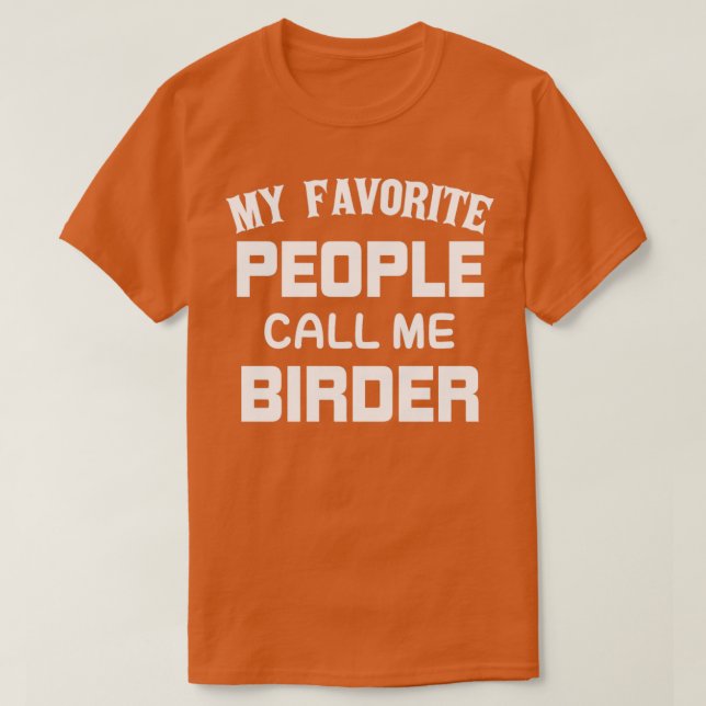 Camiseta Bird Watcher Ornithologista Presente Para Amantes  (Frente do Design)