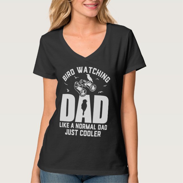Camiseta Bird Watching Dad Birding Funny Bird Lover Men (Frente)
