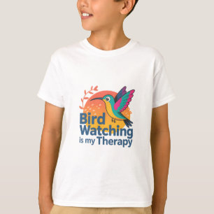 Camiseta Bird Watching é minha terapia - Hummingbird e Suns