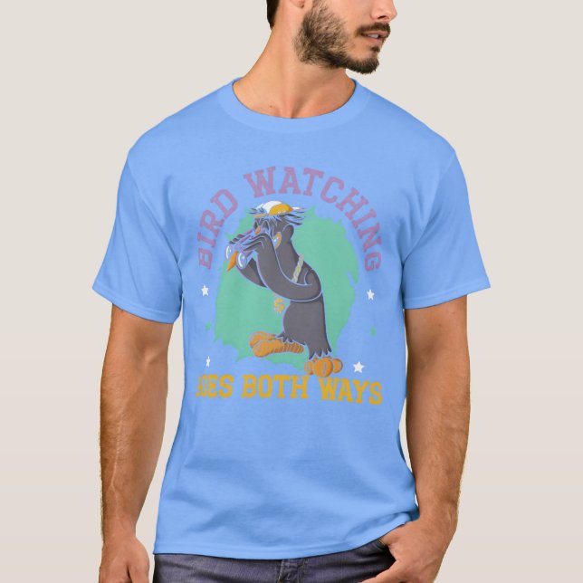 Camiseta Bird Watching segue em ambas as maneiras. (Frente)