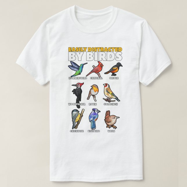 Camiseta Bird Watting Birdwatcher Bird Sports Willife 3 (Frente do Design)