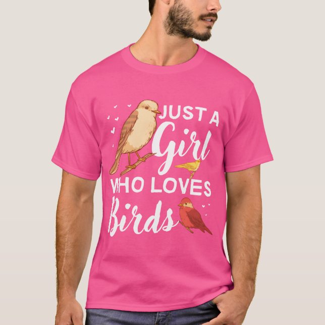 Camiseta Bird Watting For Birder Watcher Birch Birding Bird (Frente)