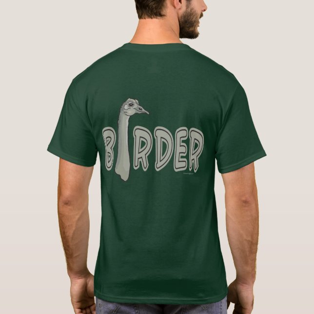 Camiseta Birder Birdwatcher Birdwatcher (Verso)