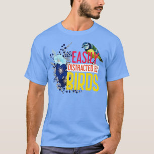 Camiseta Birder Gift Bird Assistindo