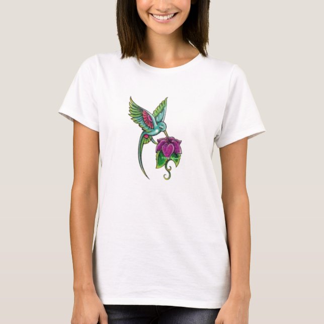 Camiseta birdes huming (Frente)