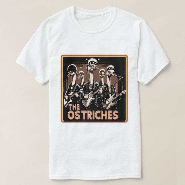 Camiseta Birdhouse Rock Tee - Ostrich Band  (Frente do Design)