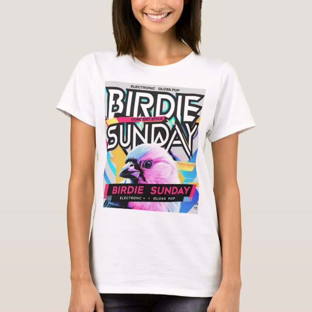 Camiseta Birdie Sunday Eletropop (Frente)