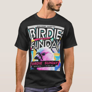 Camiseta Birdie Sunday Eletropop Black Tee