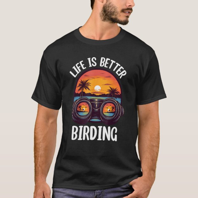 Camiseta Birding Bird  Birdwatching Birder (Frente)