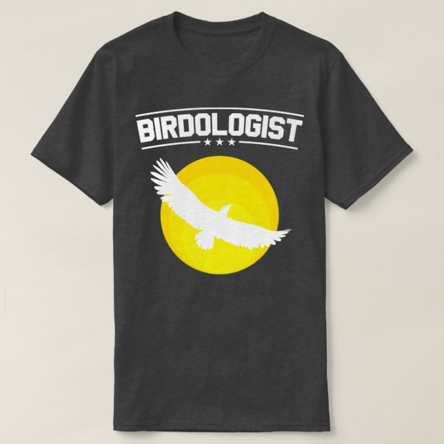 Camiseta Birdologista Bird Watcher Assistindo Birder (Frente do Design)