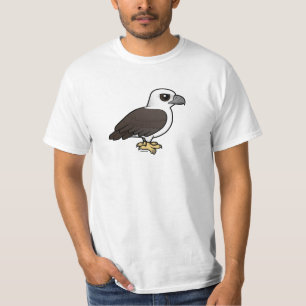 Camiseta Birdorable Branco-inchou o mar Eagle