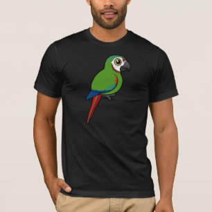 Camiseta Birdorable Castanha-fronteou o Macaw