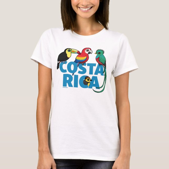 Camiseta Birdorable Costa Rica (Frente)