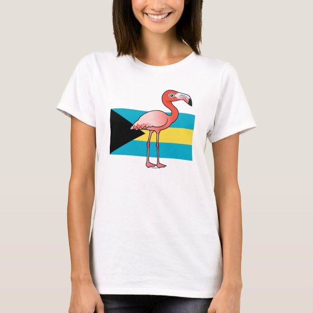 Camiseta Birdorable Nacional das Bahamas (Frente)