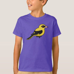 Camiseta Birdorable Oriole dourado euro-asiático