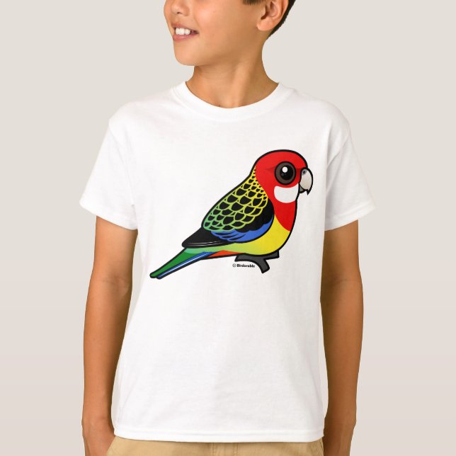 Camiseta Birdorable Rosella oriental (Frente)