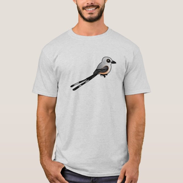 Camiseta Birdorable Scissor-atou Flychatcher (Frente)