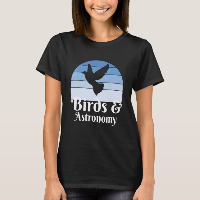 Camiseta Birds And Astronomy (Frente)