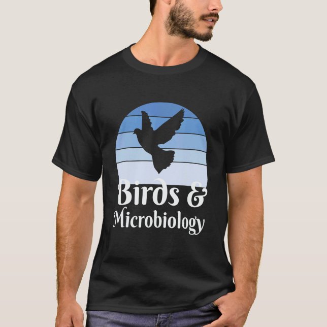 Camiseta Birds And Microbiology (Frente)