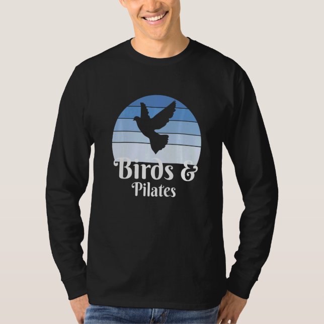 Camiseta Birds And Pilates   (Frente)