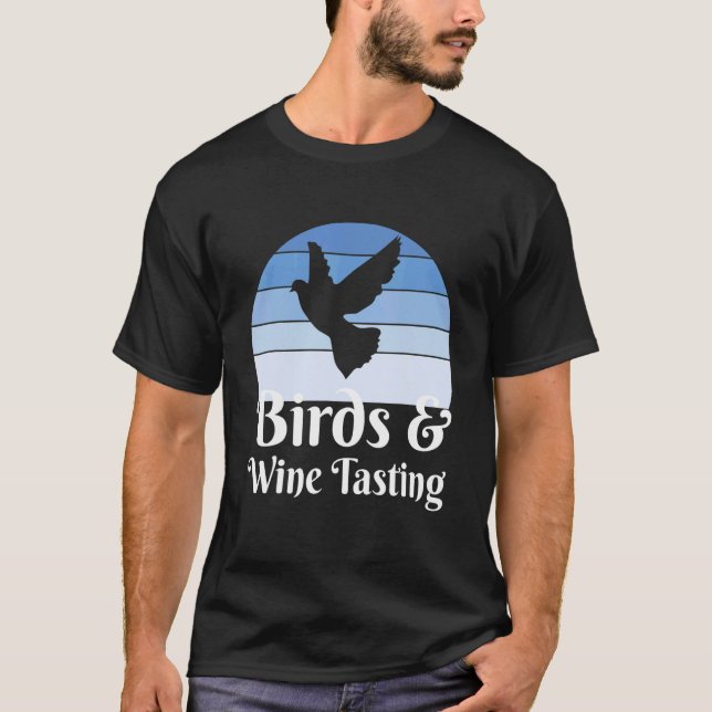 Camiseta Birds And Wine Tasting (Frente)