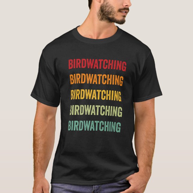 Camiseta Birdwatch Hobbyist Rainbow (Frente)