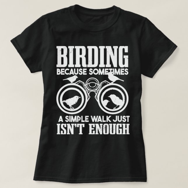 Camiseta Birdwatcher Birder Ornithologista Birdwatts Birdwa (Frente do Design)