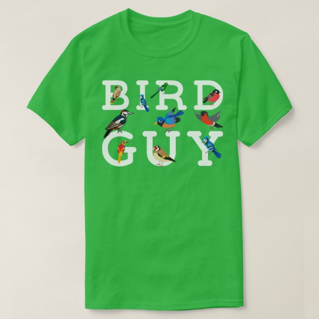 Camiseta Birdwatcher, Ornitóloga de Aves (Frente do Design)