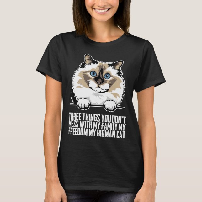 Camiseta Birman cats  Birman  Birman kitten (Frente)