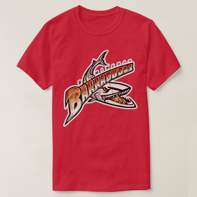 Camiseta Birmingham Barracudas TShirt (Frente do Design)