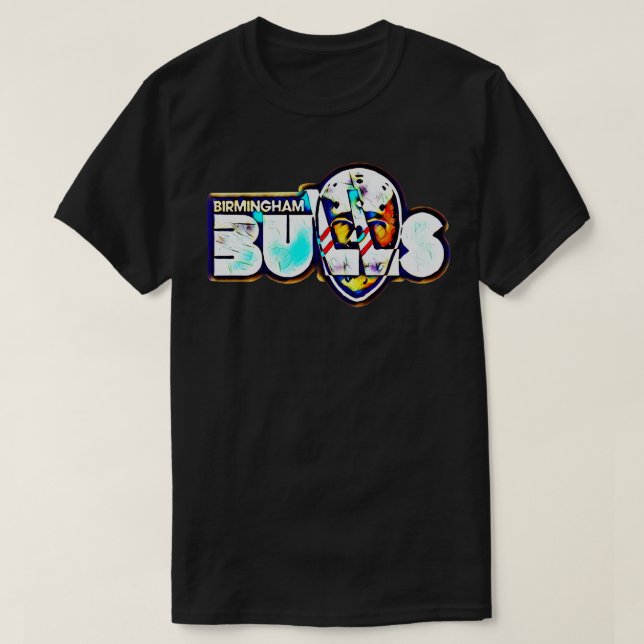 Camiseta Birmingham Bulls Hockey TSirt (Frente do Design)