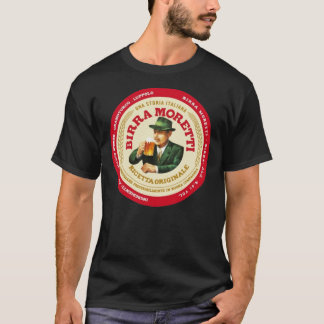 Camiseta Birra Moretti Ricetta Originale beer logo Classic