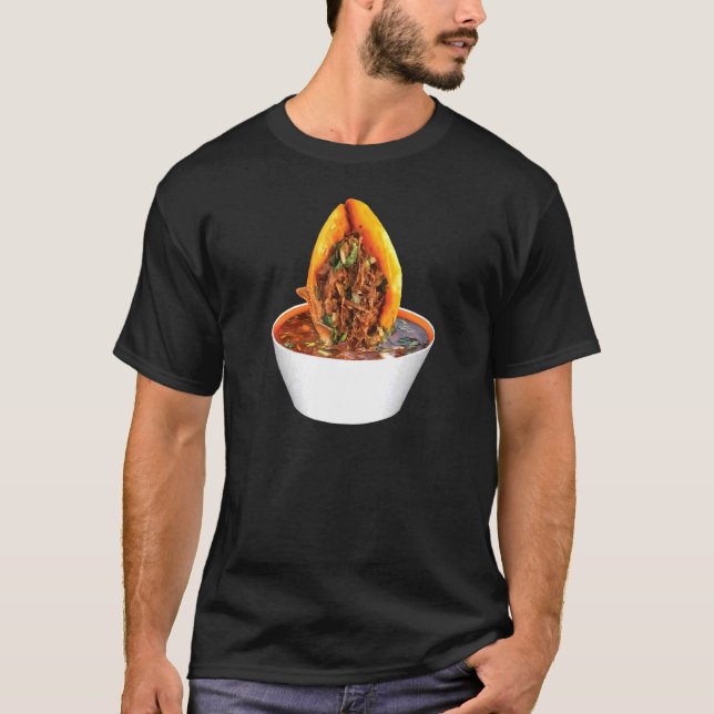 Camiseta Birria Tacos Mexicanos Carne de Bovino Esgueada Ch (Frente)