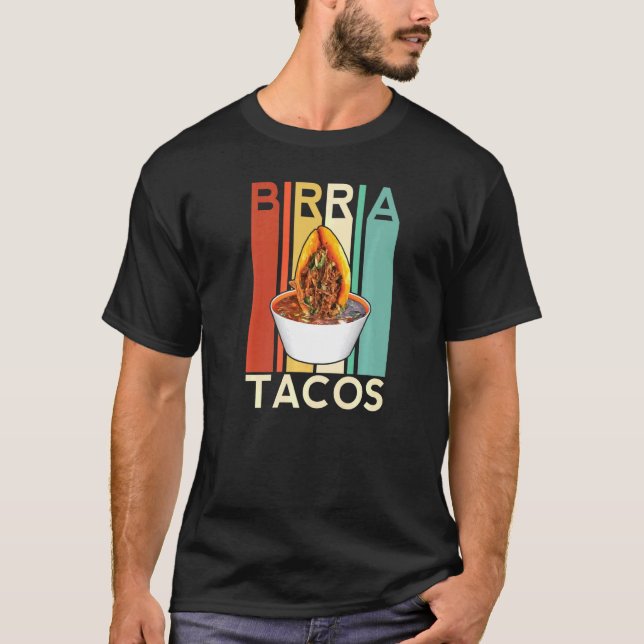 Camiseta Birria Tacos Mexicanos Carne de Bovino Esgueada Ch (Frente)