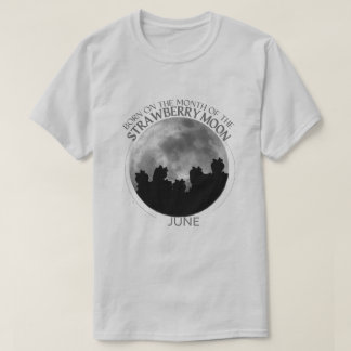 Camiseta Birth Moon T-shirt Design |Junho |Lua de Morango