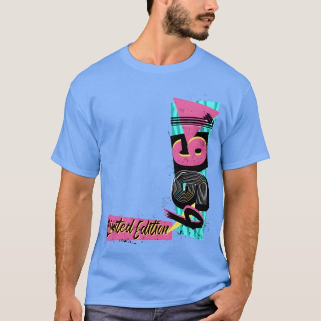 Camiseta Birth year 1969 birthday 80s 90s Limited Edition v (Frente)