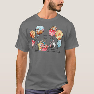 Camiseta Birthday Animal Watercolor