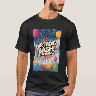 Camiseta Birthday Bash Extravaganza Celebration Party