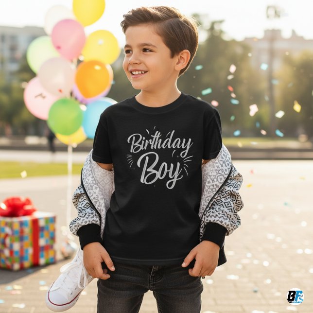 Camiseta Birthday Boy (Criador carregado)